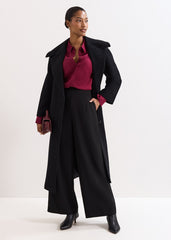 Annabel Collar Coat - Black