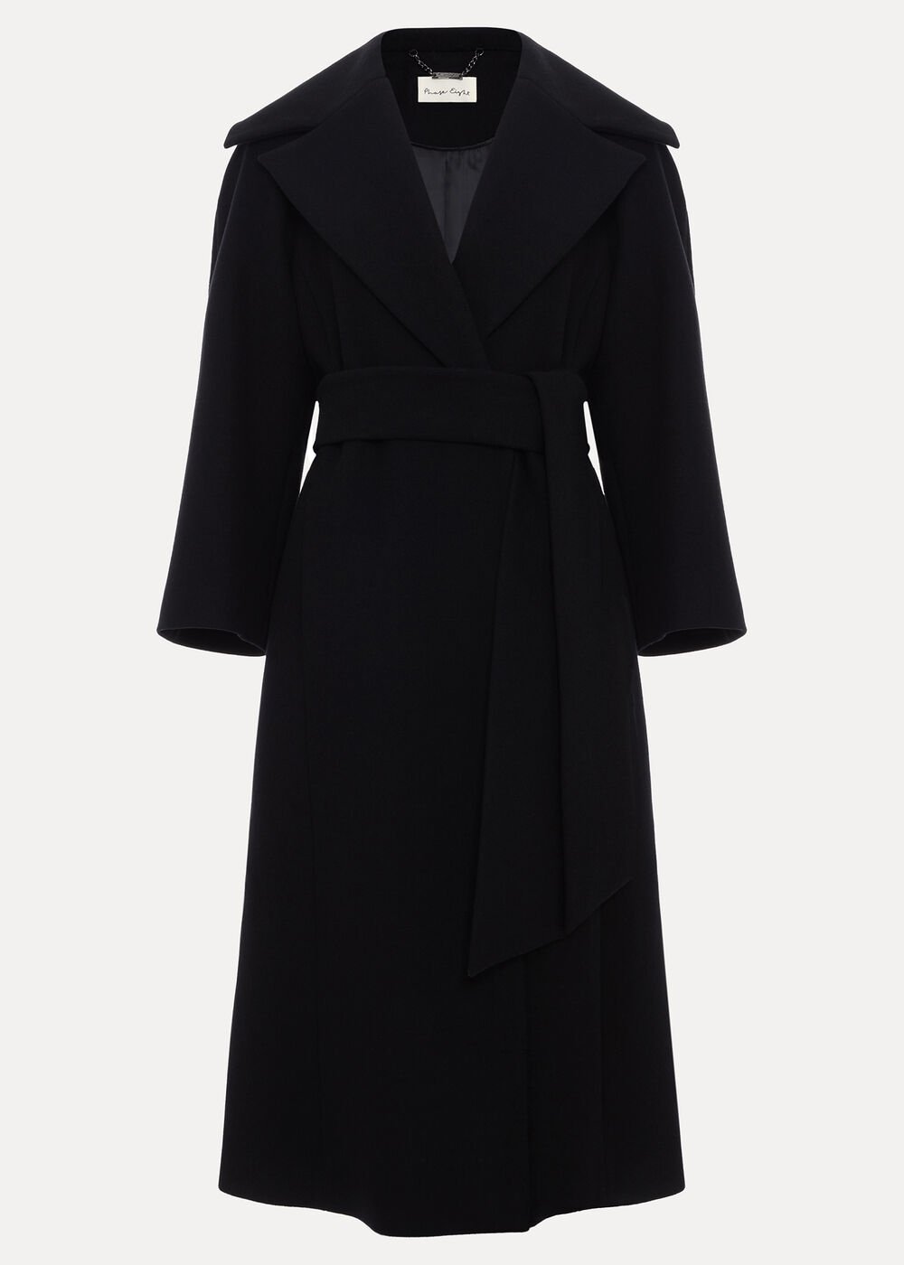 Annabel Collar Coat - Black