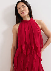 Helena Red Maxi Dress - Red