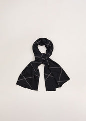 Luxe Lurex Scarf - Black