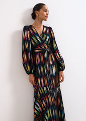 Ellia Shimmer Dress - Multi