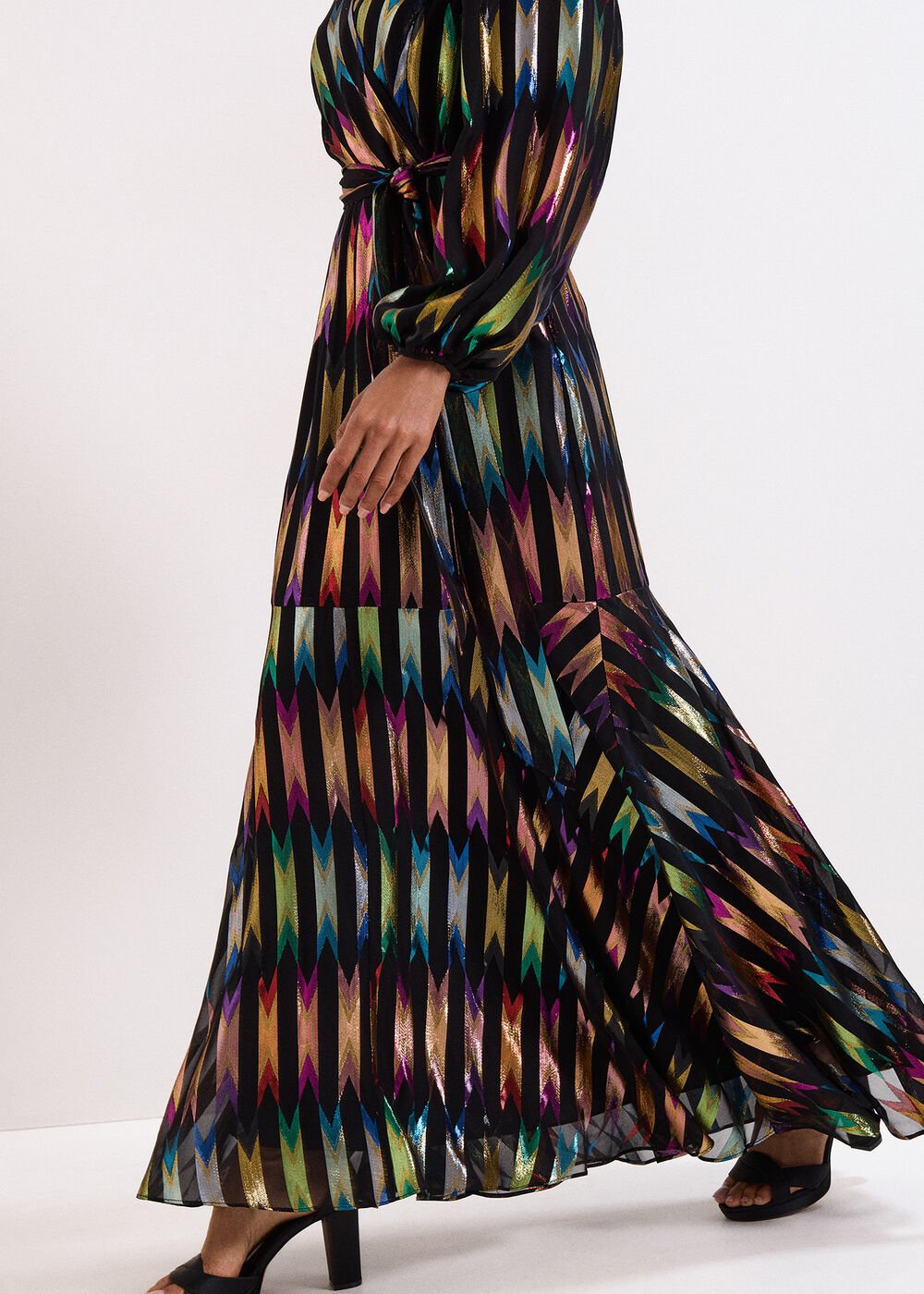 Ellia Shimmer Dress - Multi