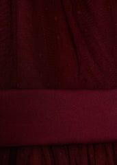 Melody Sequin Dress - Burgundy