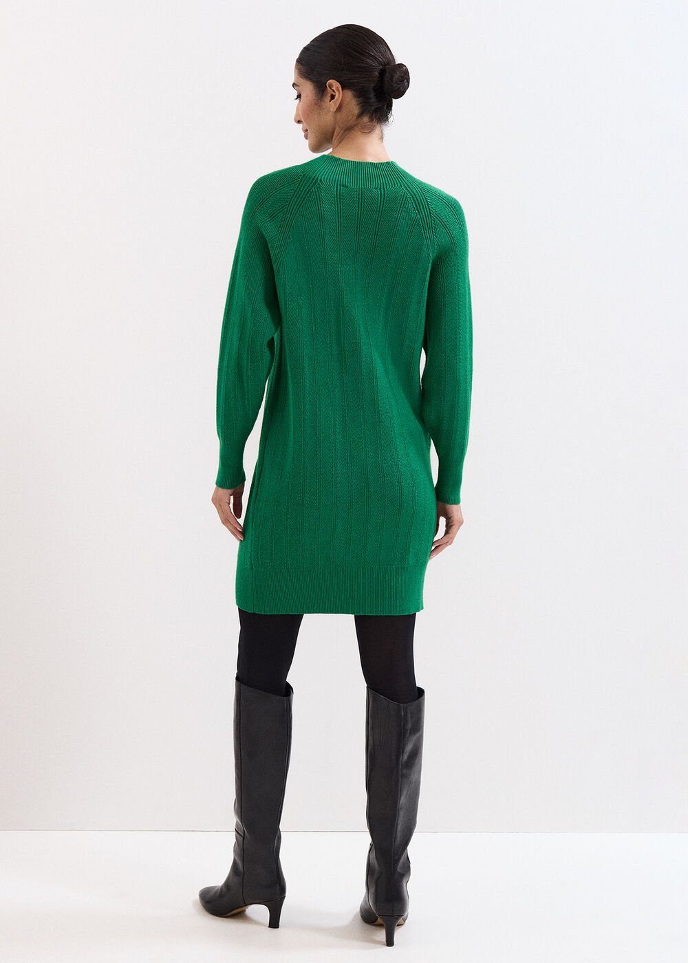 Eleana Green Knit Dress - Green