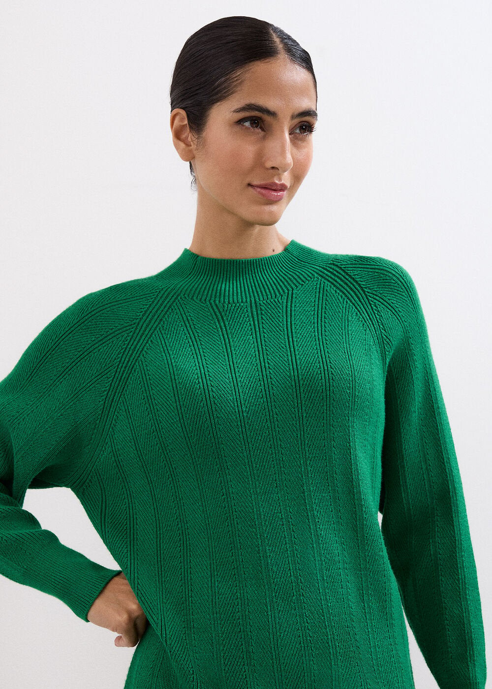 Eleana Green Knit Dress - Green