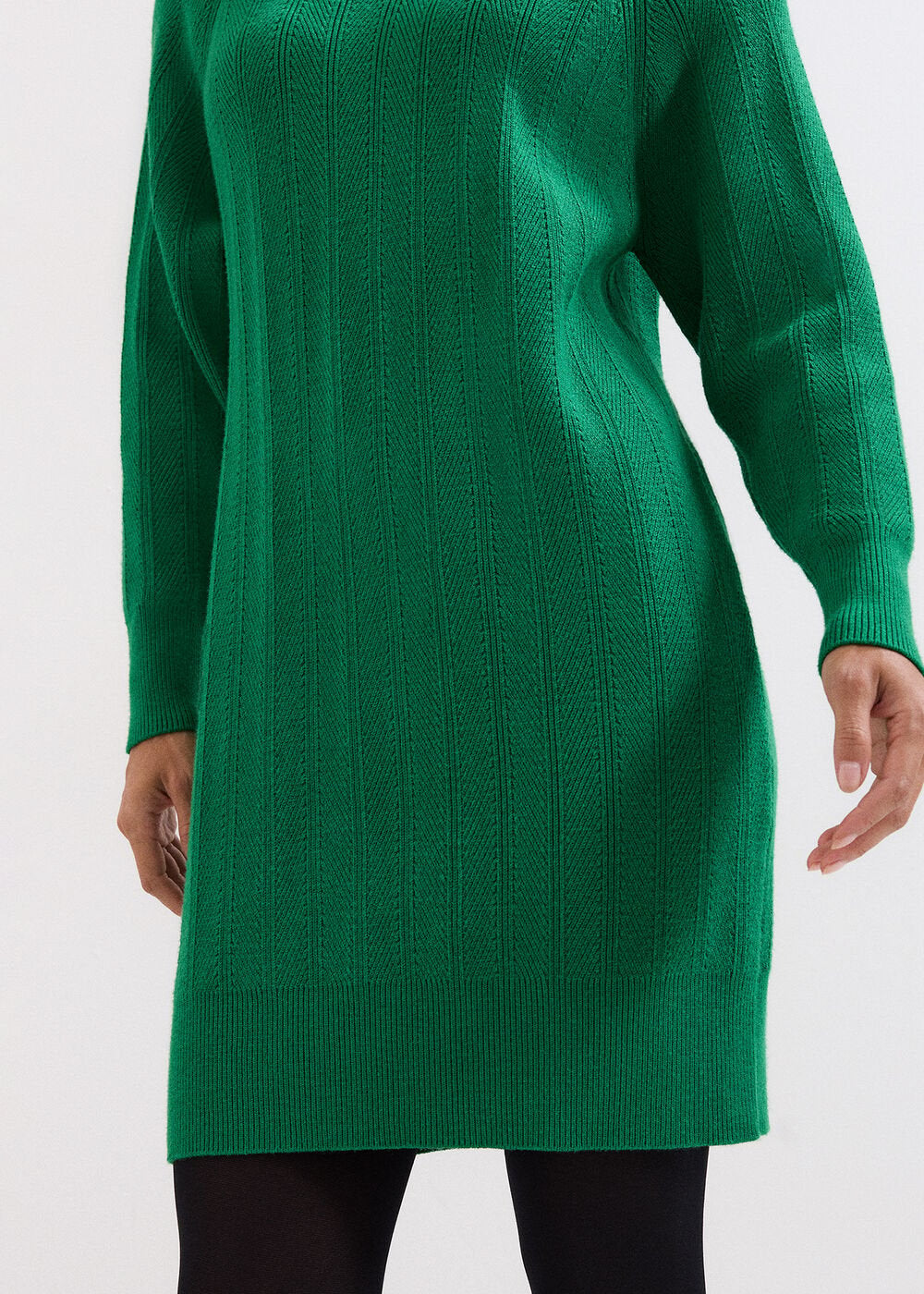 Eleana Green Knit Dress - Green