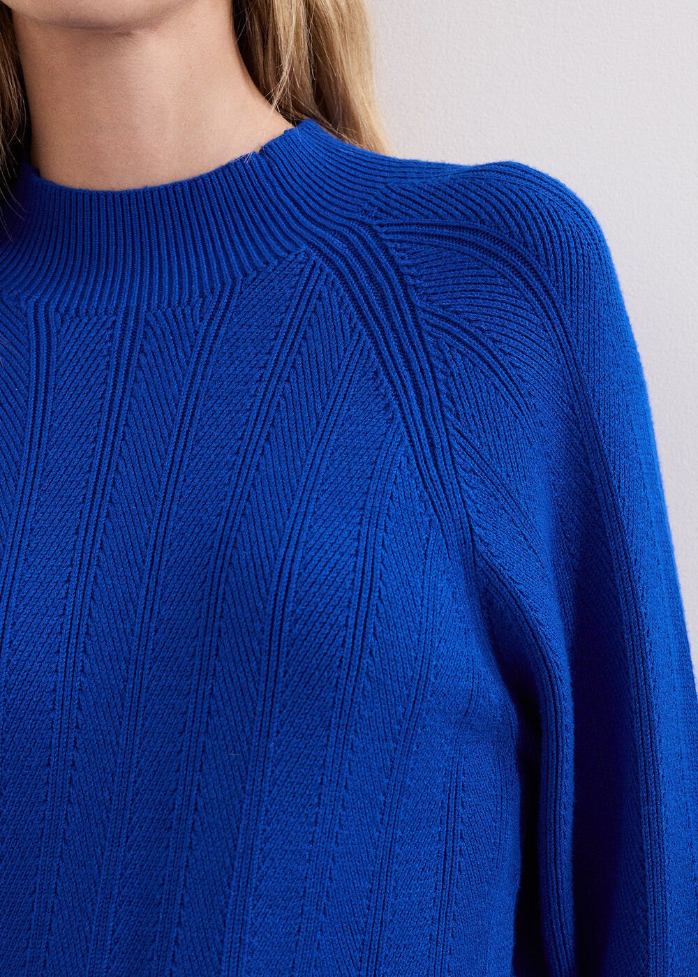 Eleana Blue Knit Dress - Blue
