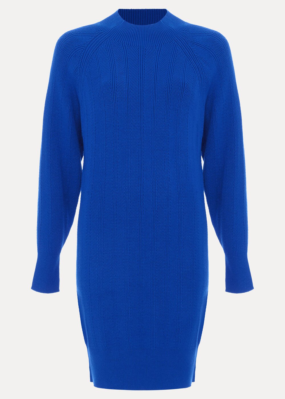 Eleana Blue Knit Dress - Blue