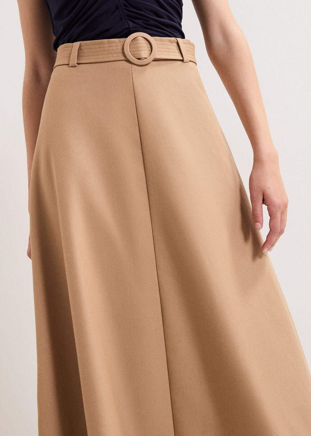 Rochelle Midi Skirt - Camel