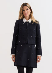 Rue Cropped Jacket - Black