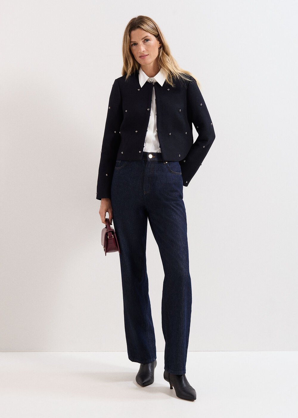 Rue Cropped Jacket - Black