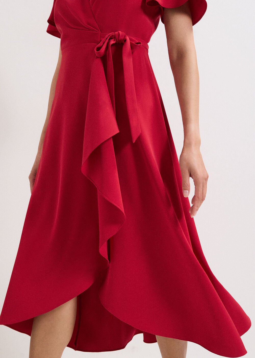 Julissa Wrap Dress - Red