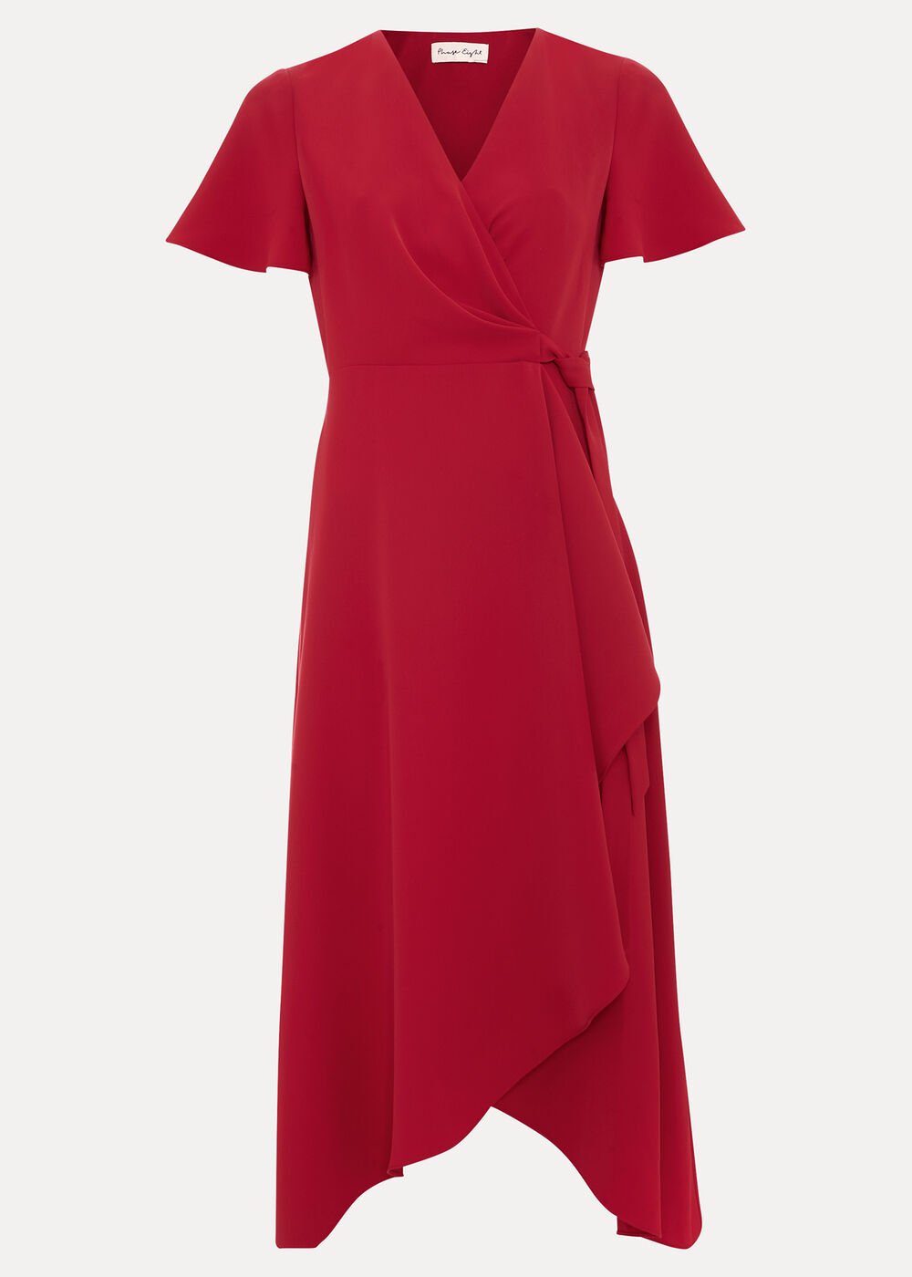 Julissa Wrap Dress - Red