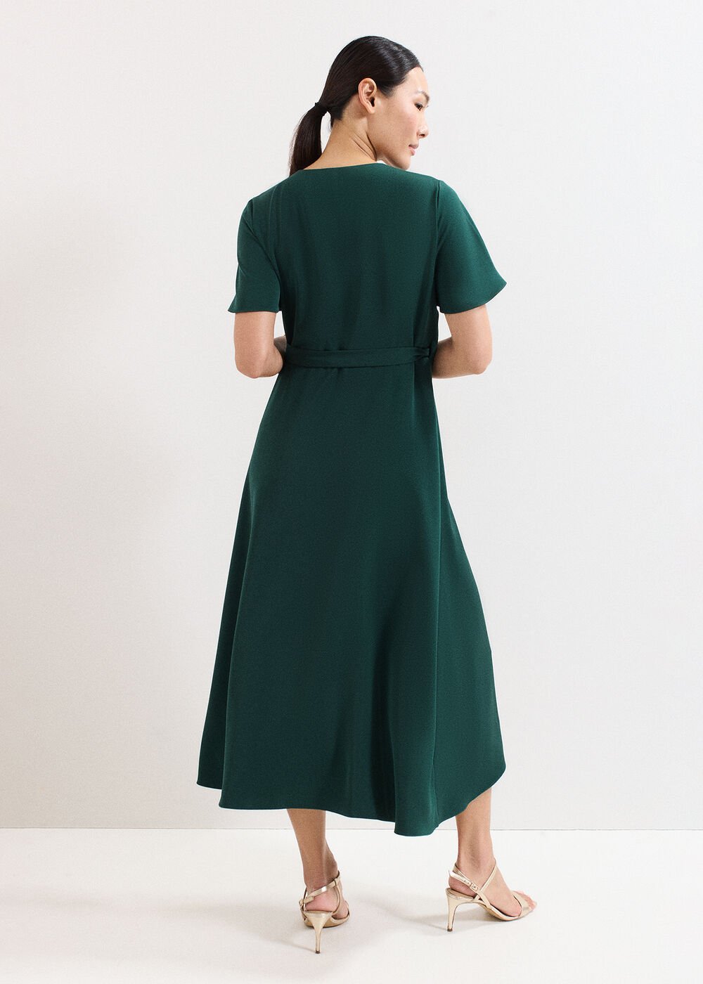 Julissa Wrap Dress - Green