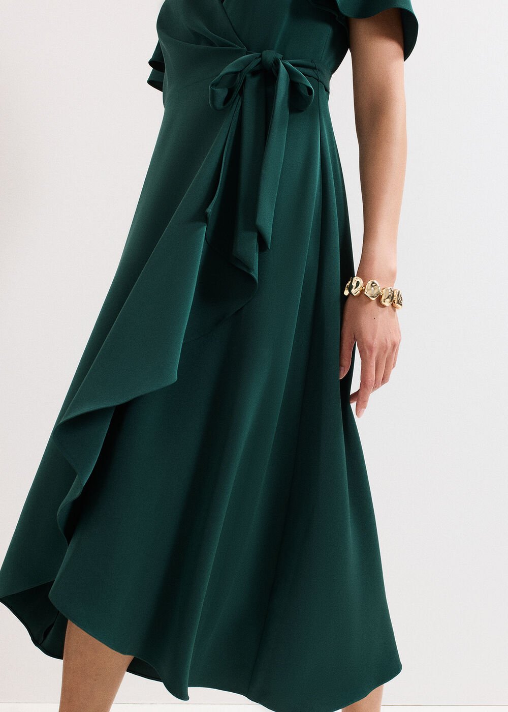 Julissa Wrap Dress - Green