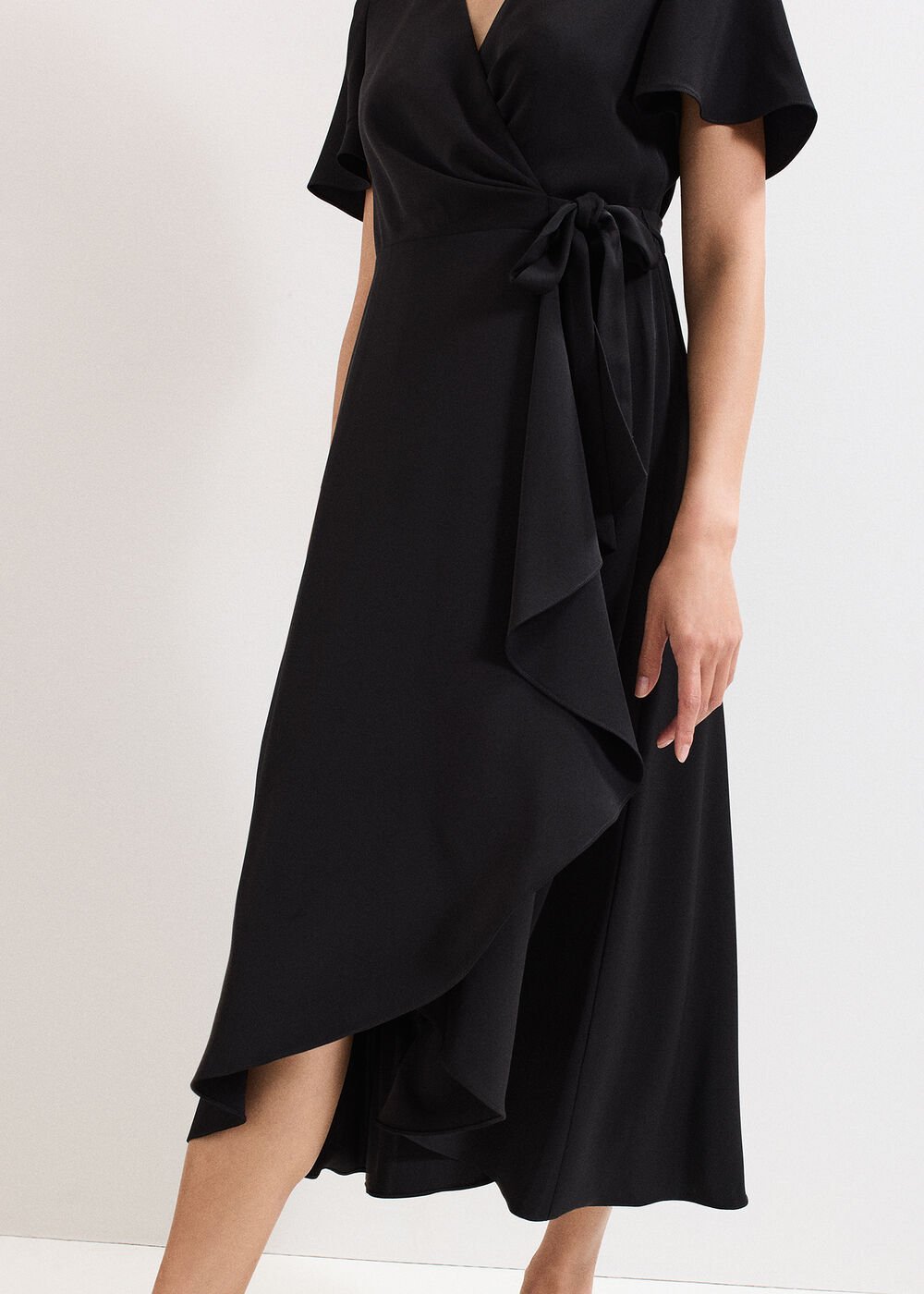 Julissa Wrap Dress - Black