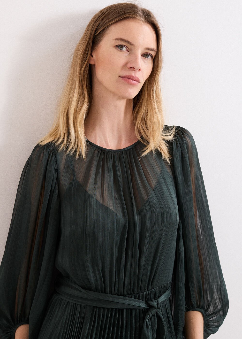 Petite Lucie Dress - Green