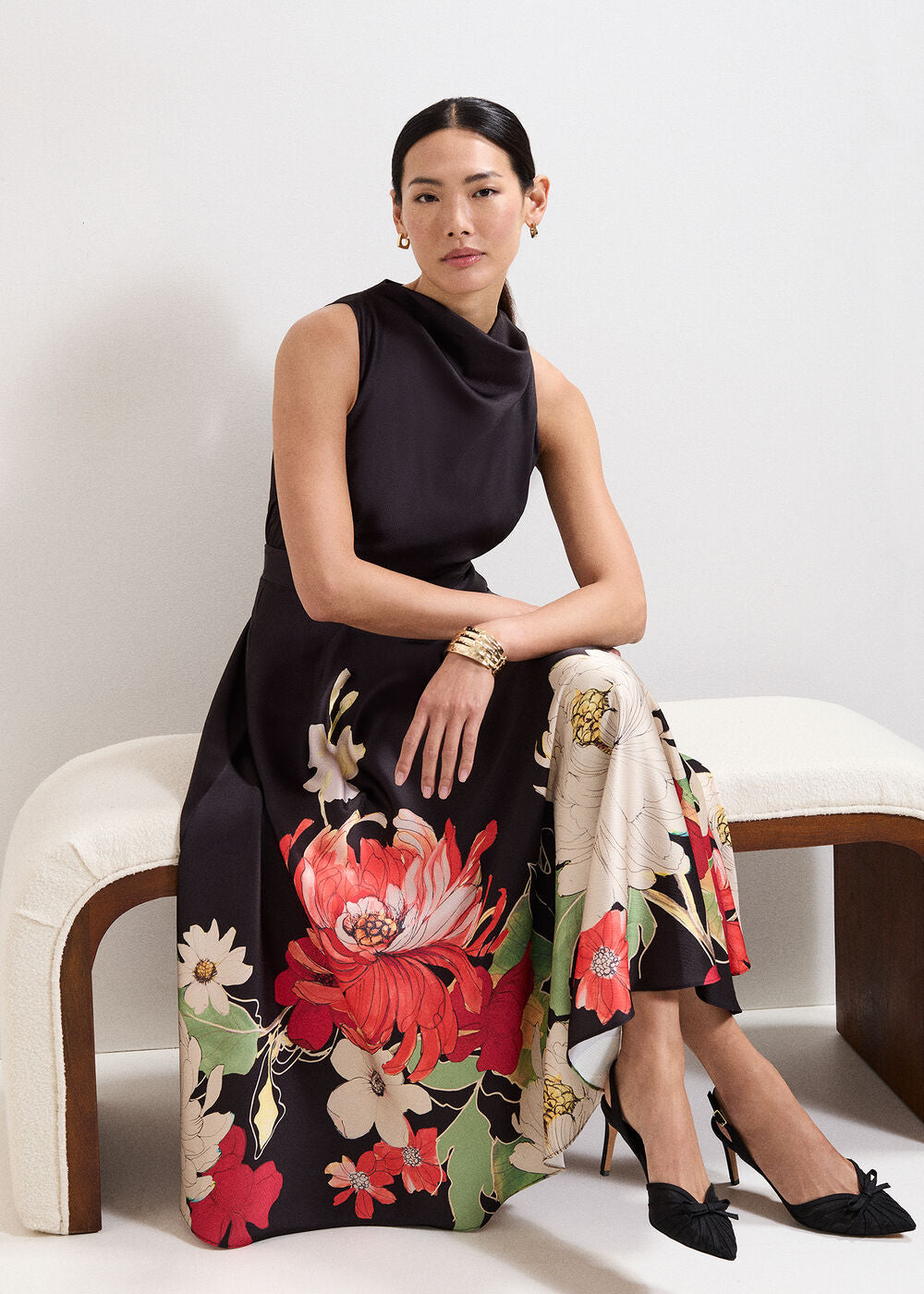 Petite Cheryl Midi Dress - Multi