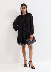 Layla Swing Dress - Black
