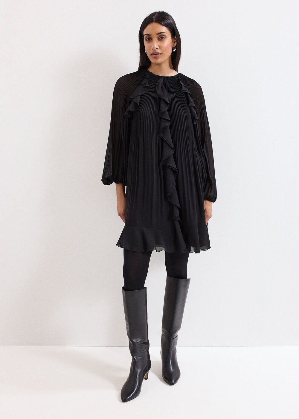 Layla Swing Dress - Black
