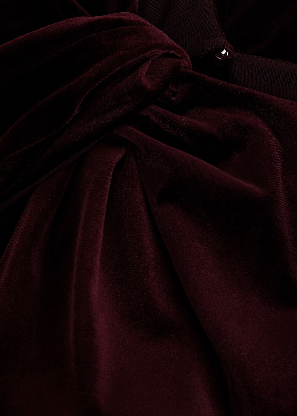 Petite Ava Dress - Burgundy
