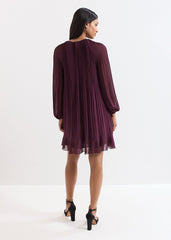 Layla Swing Dress - Burgundy