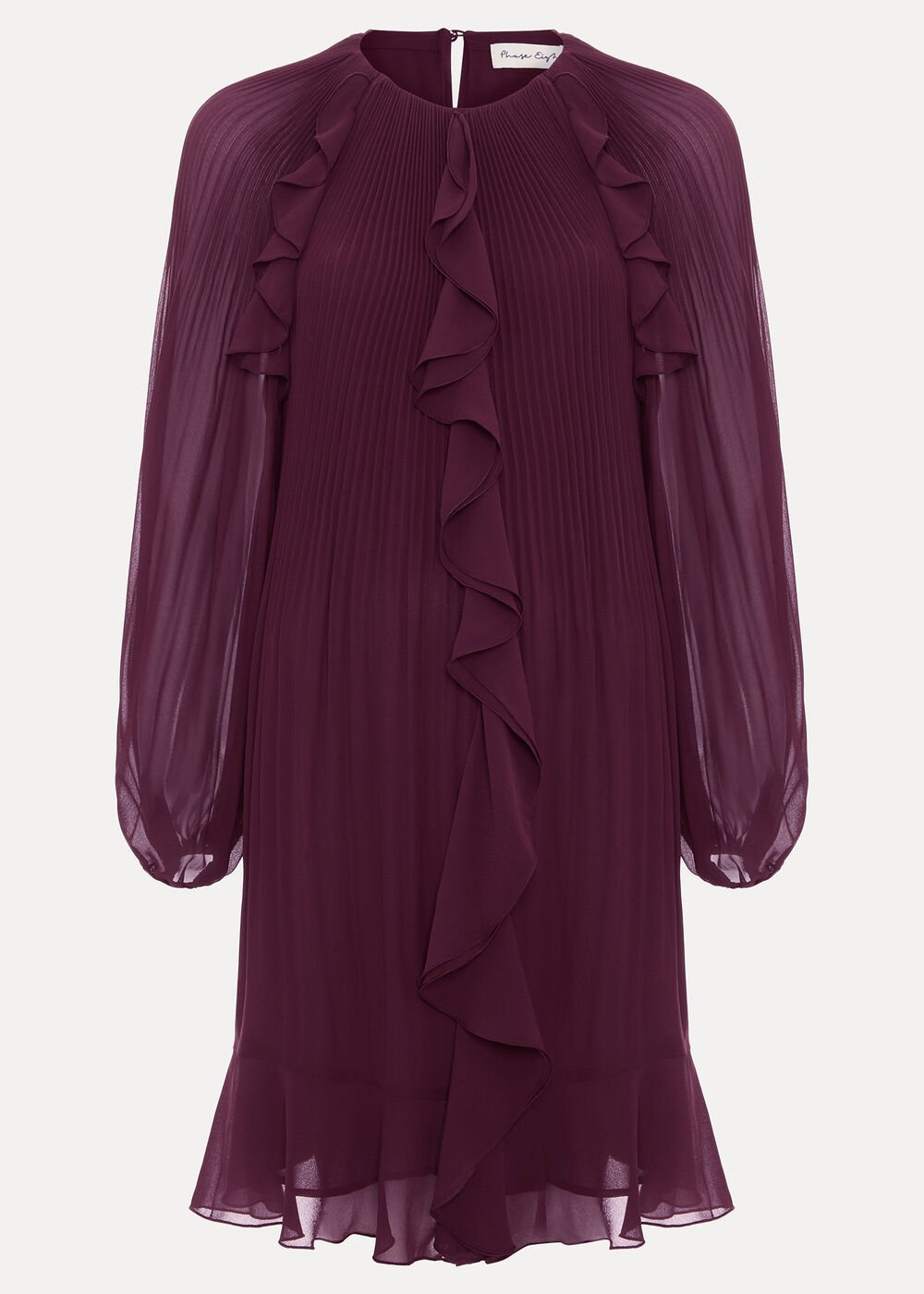 Layla Swing Dress - Burgundy
