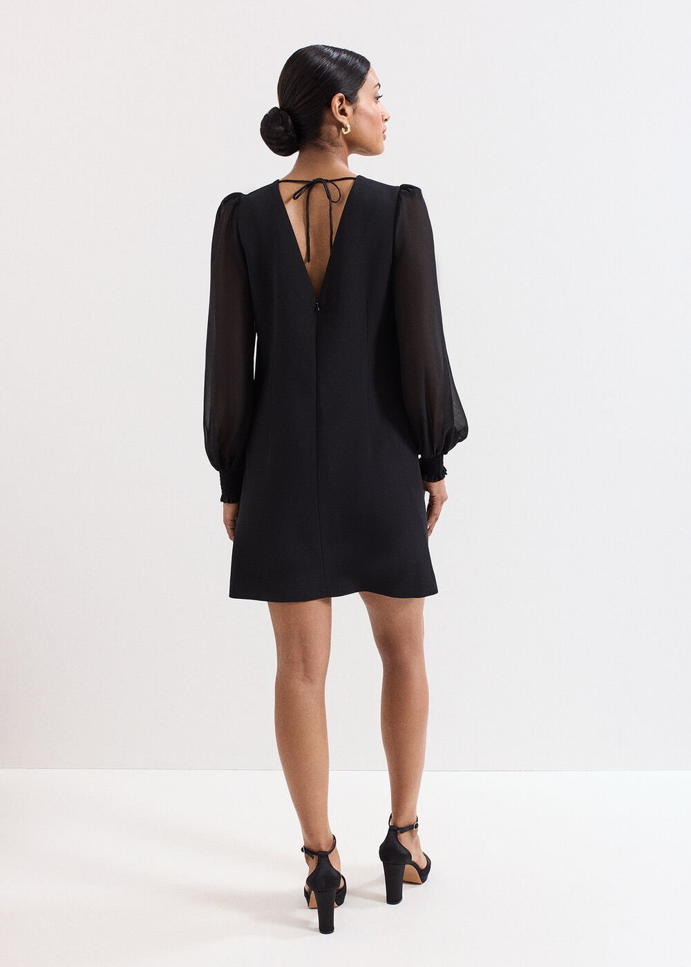 Jamie Bow Dress - Black
