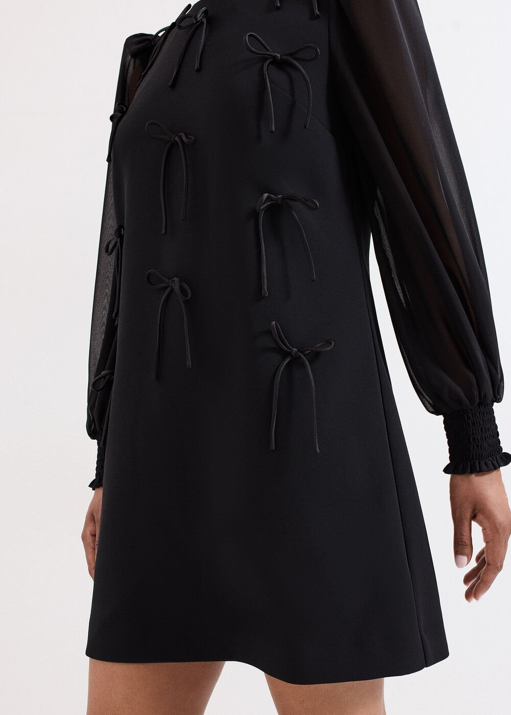 Jamie Bow Dress - Black
