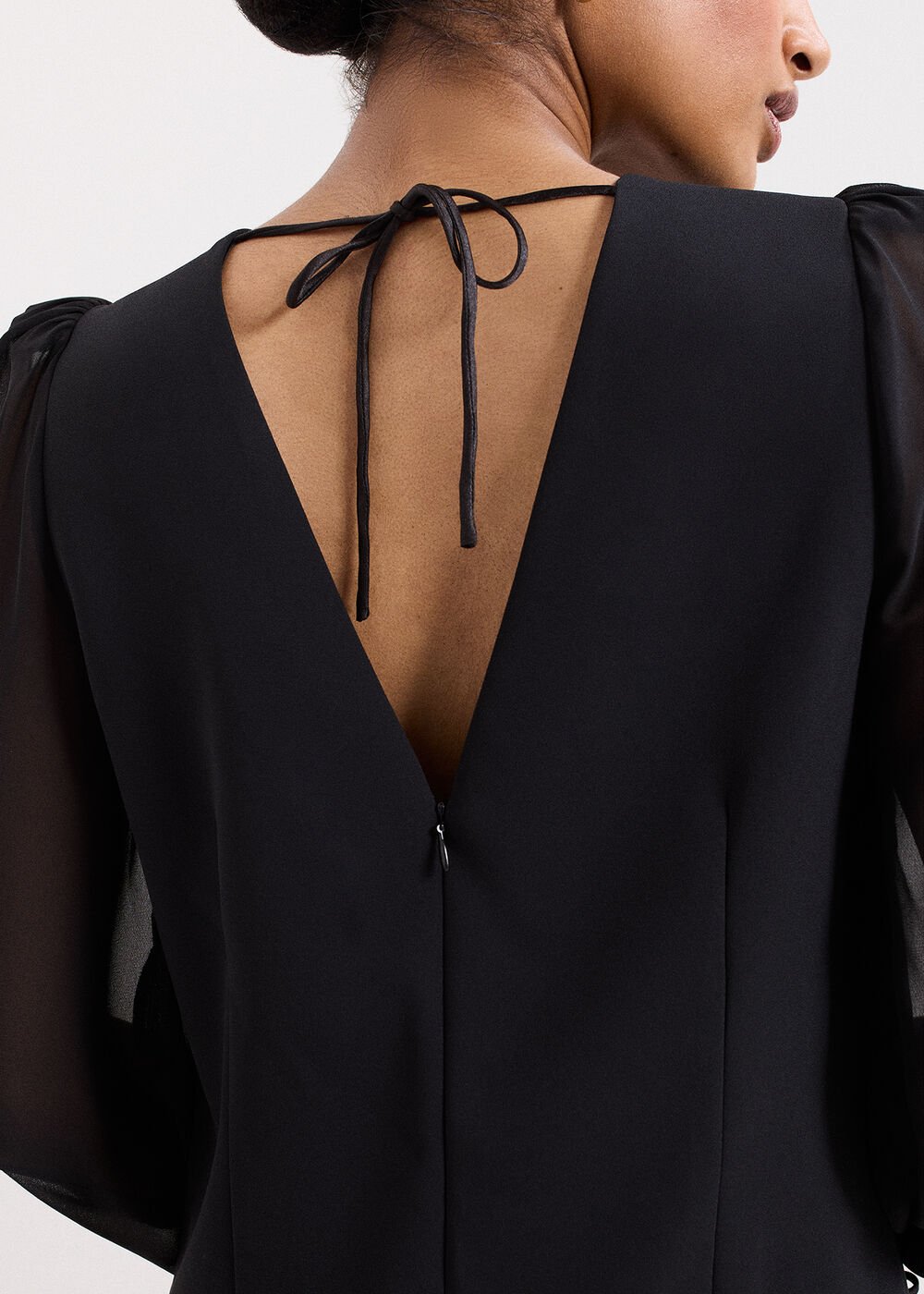 Jamie Bow Dress - Black