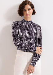 Esme Printed Top - Purple
