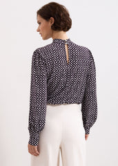 Esme Printed Top - Purple