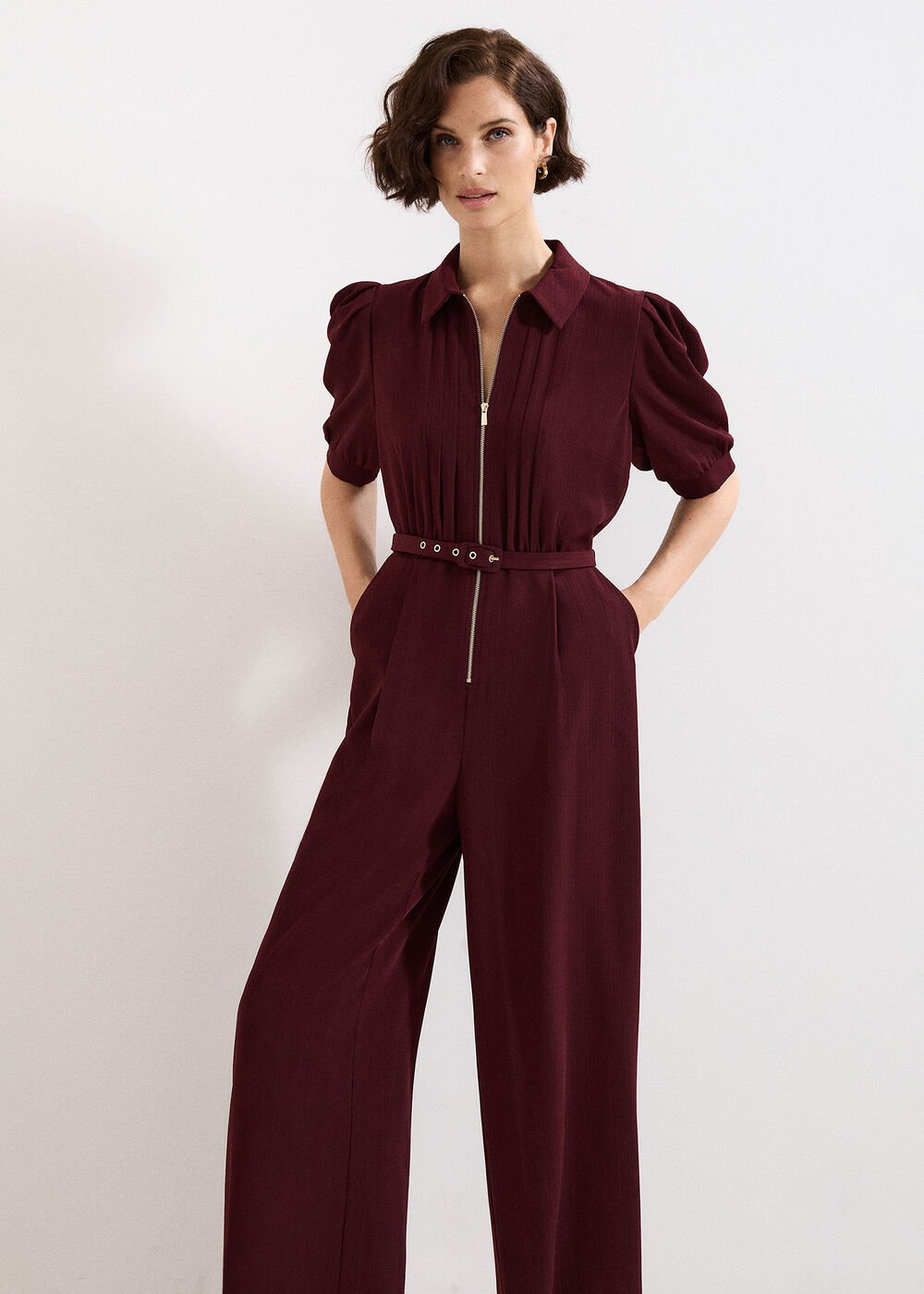 Candice Jumpsuit - Burgundy