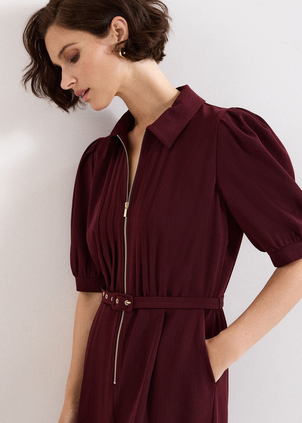 Candice Jumpsuit - Burgundy