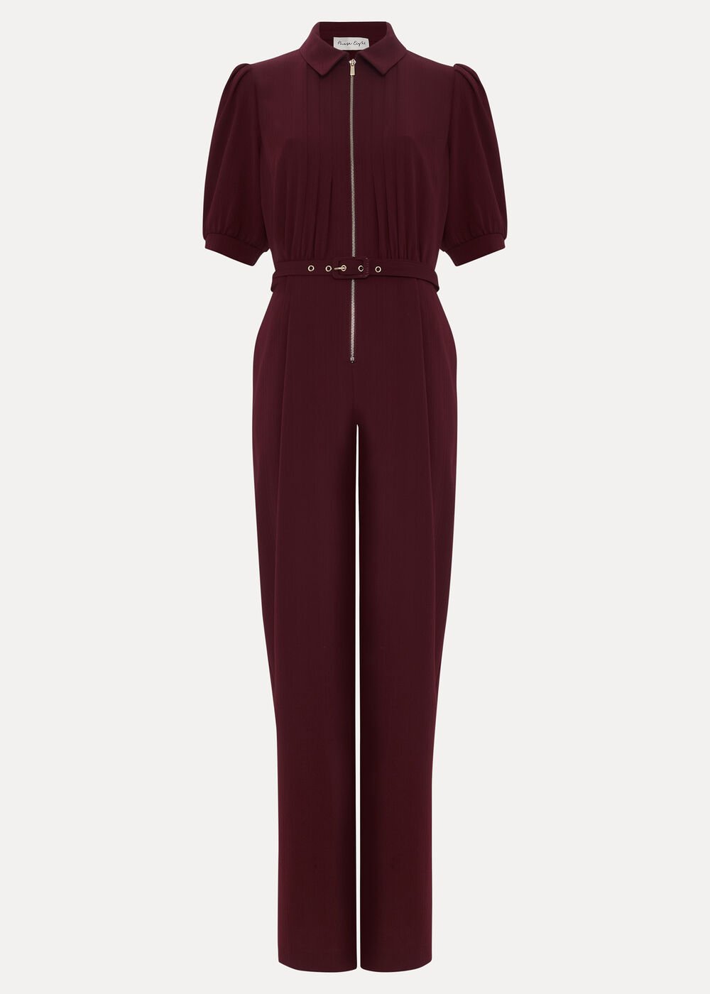 Petite Candice Jumpsuit - Burgundy
