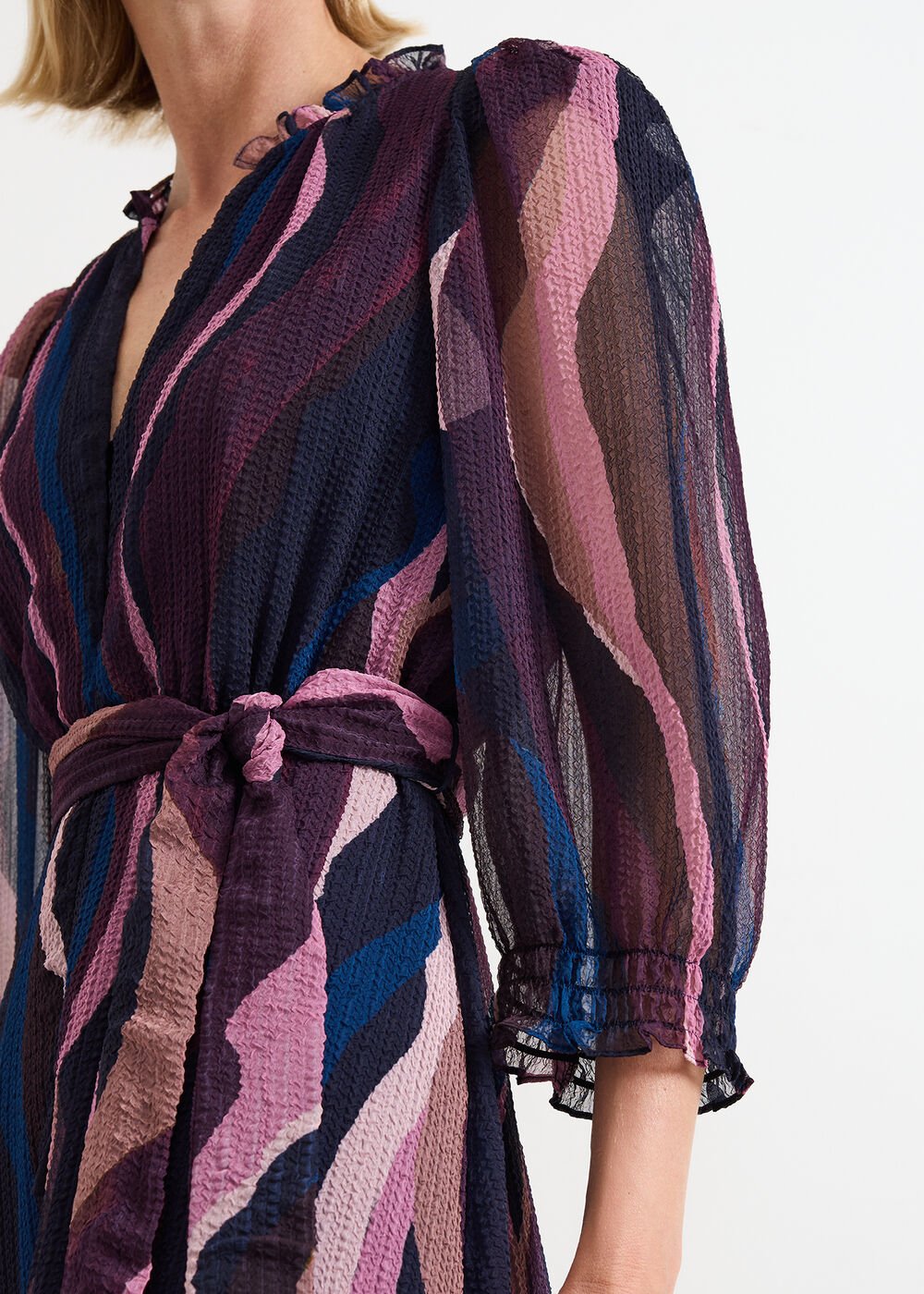 Carra Swirl Midi Dress - Multi