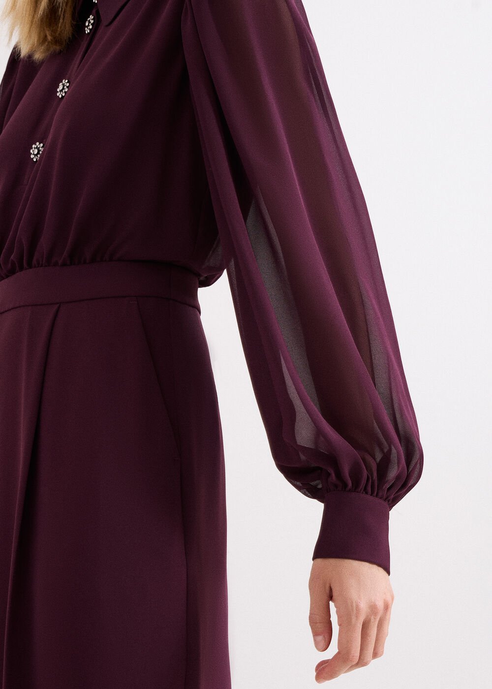 Emily Jumpsuit - Burgundy