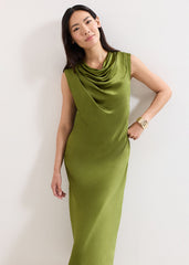 Hallie Midi Dress - Green