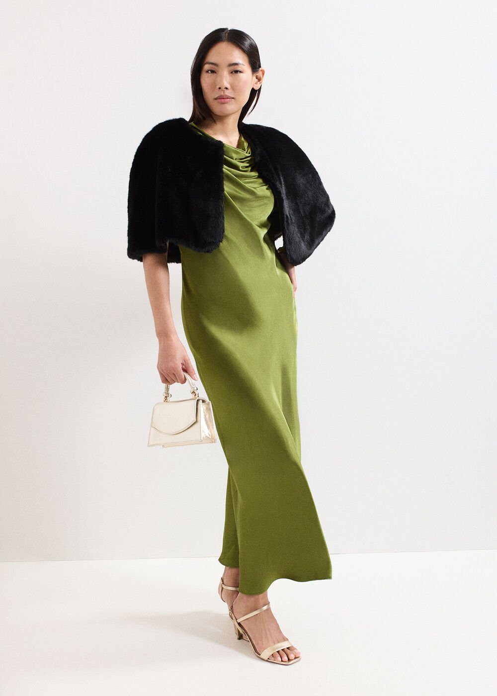 Hallie Midi Dress - Green
