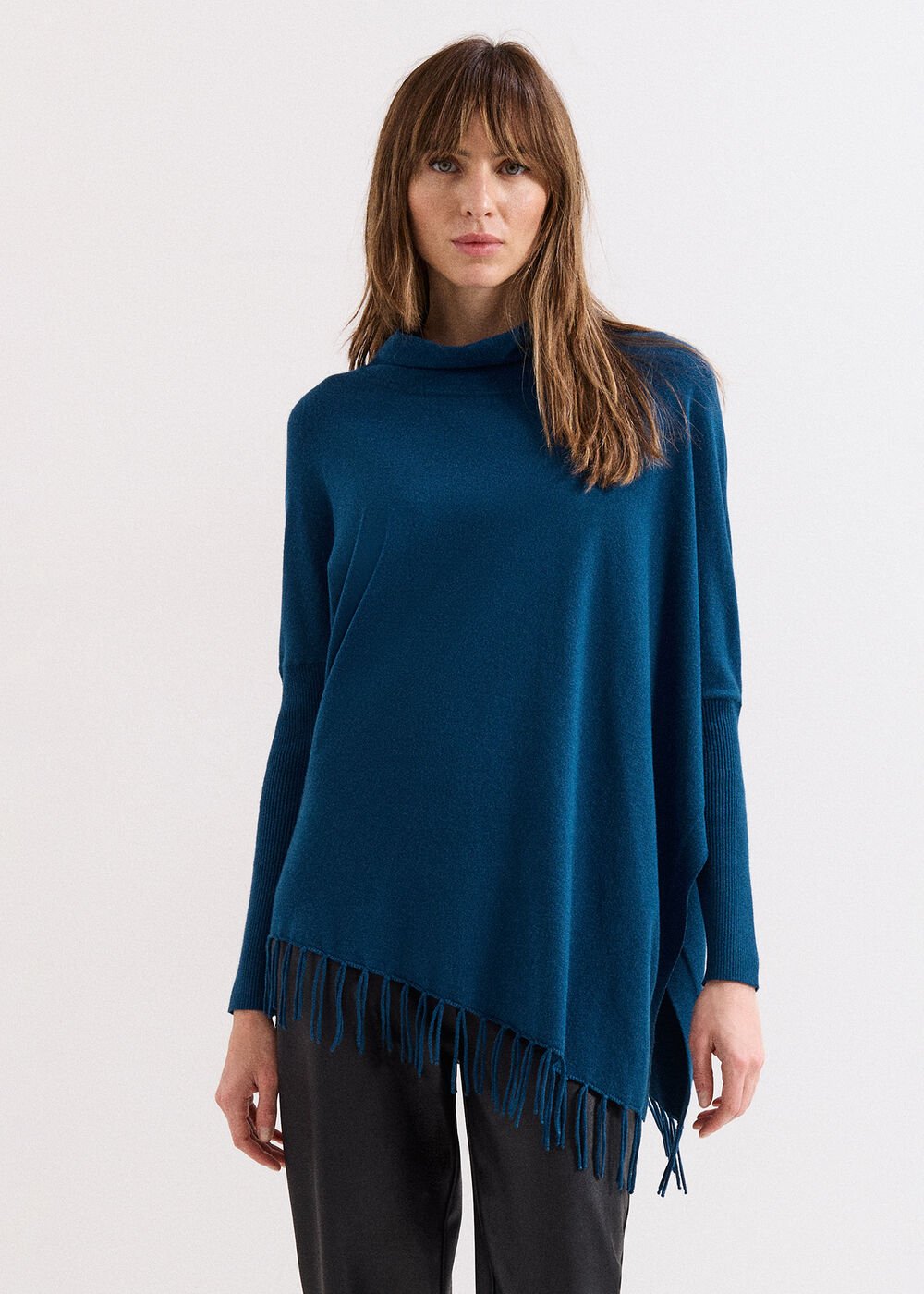 Athena Tassel Knit - Blue