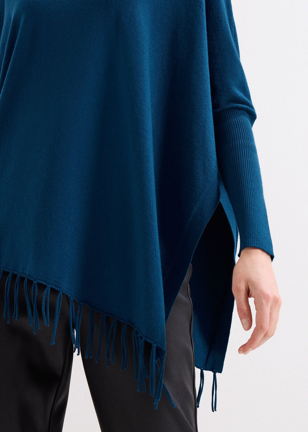 Athena Tassel Knit - Blue