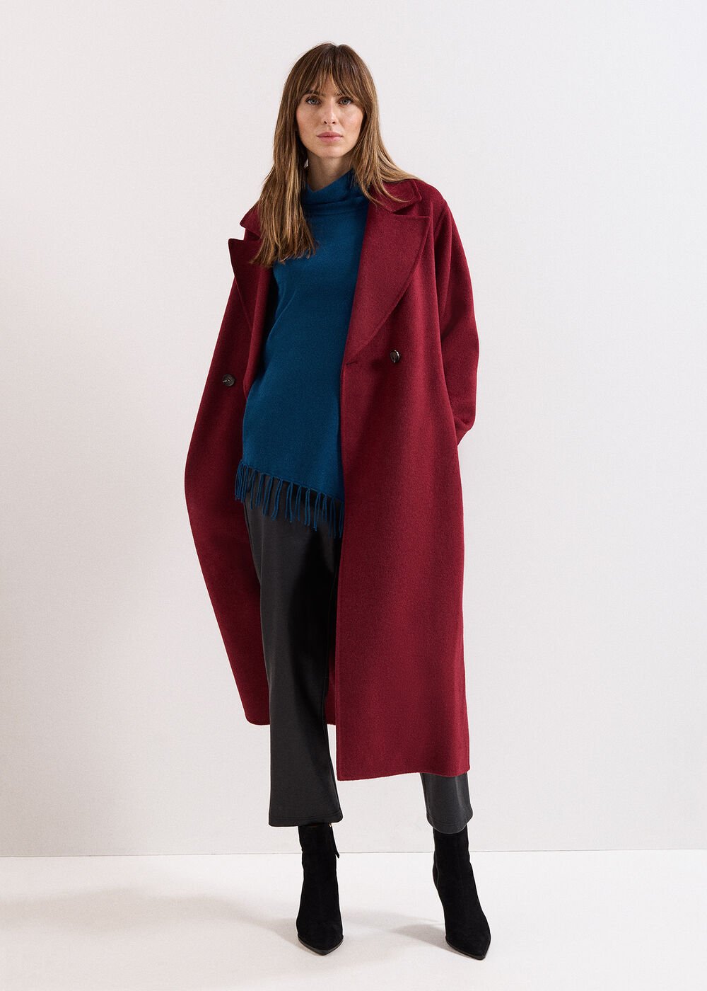 Athena Tassel Knit - Blue