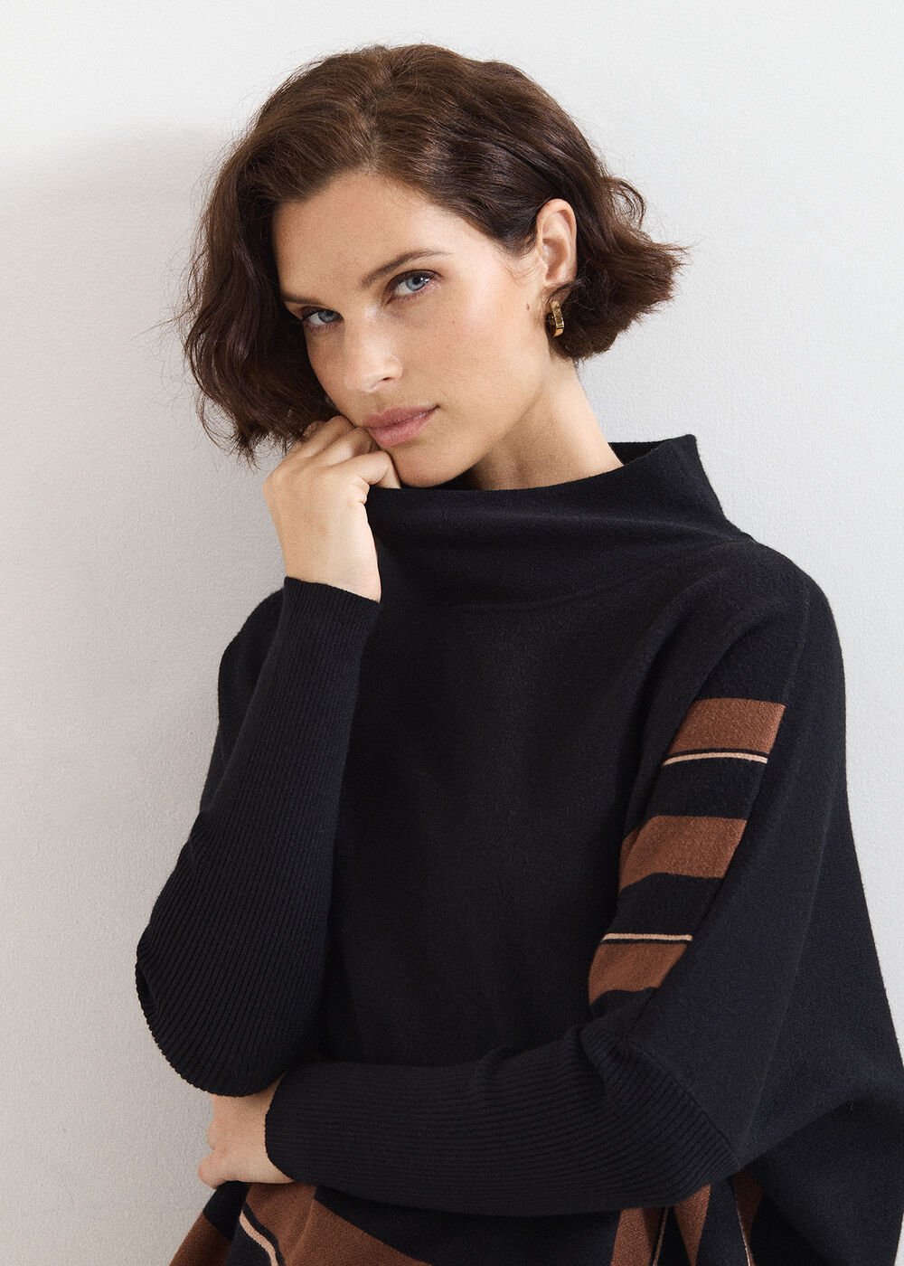 Athena Tassel Jumper - Black