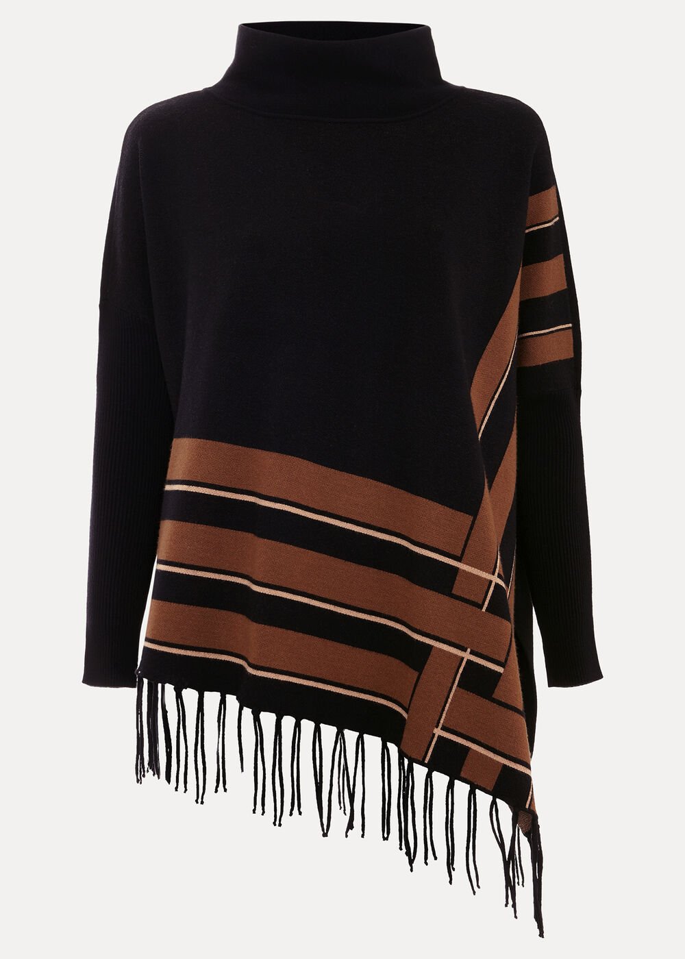 Athena Tassel Jumper - Black