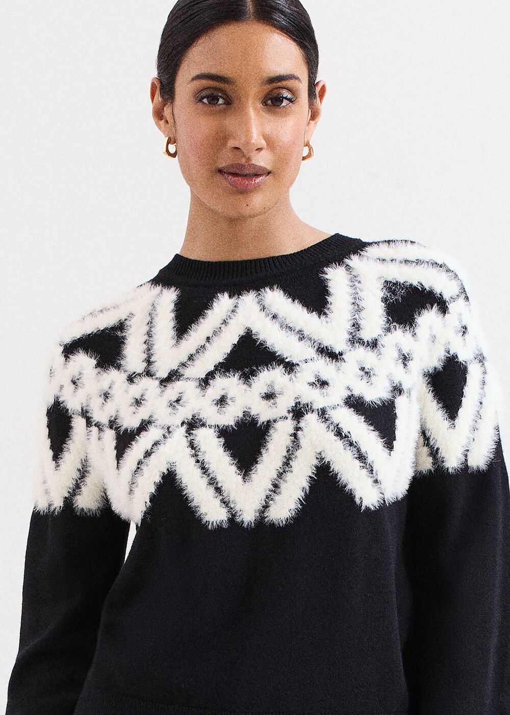 Karla Jumper - Black/Ivory
