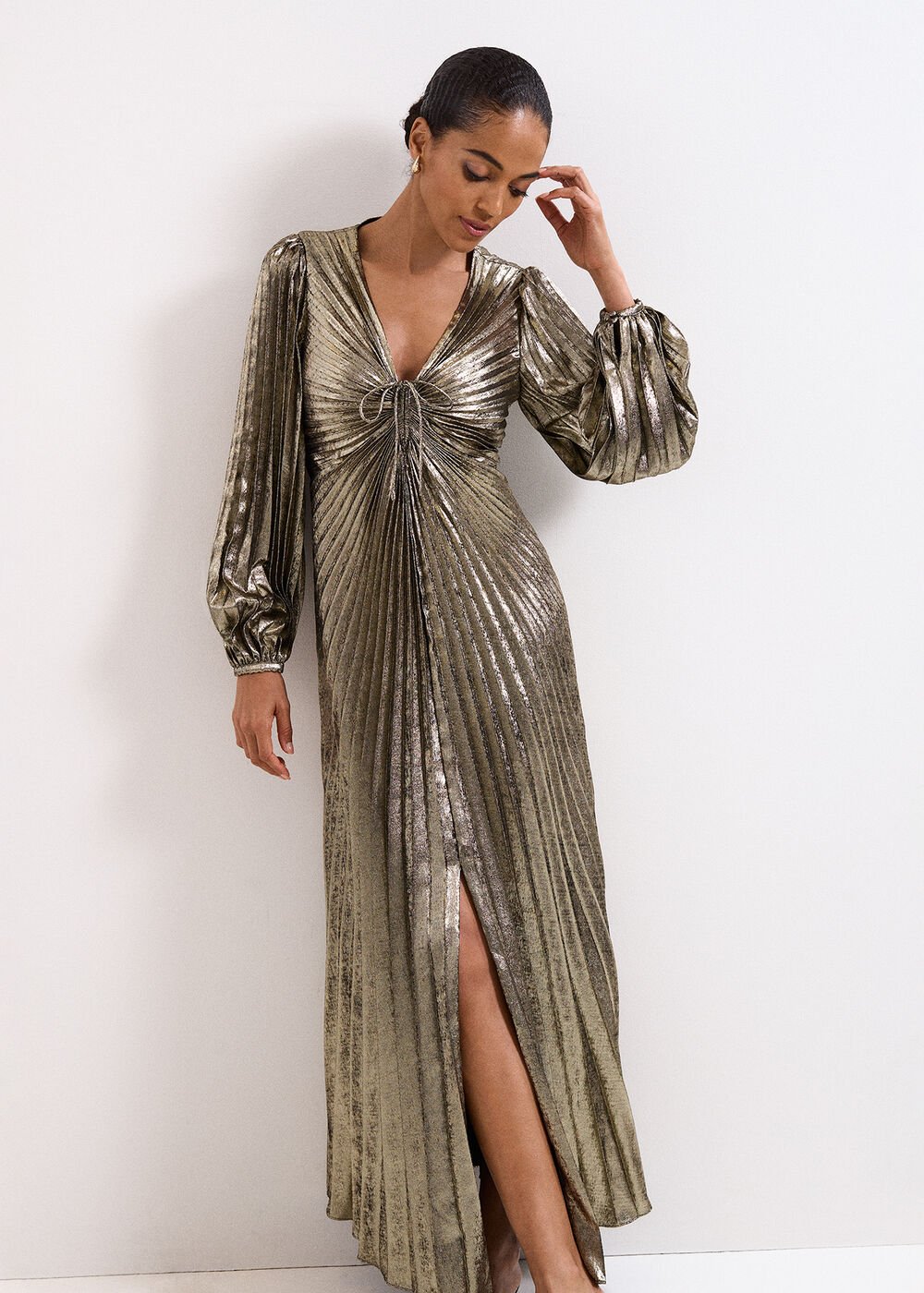Ellen Maxi Dress - Gold