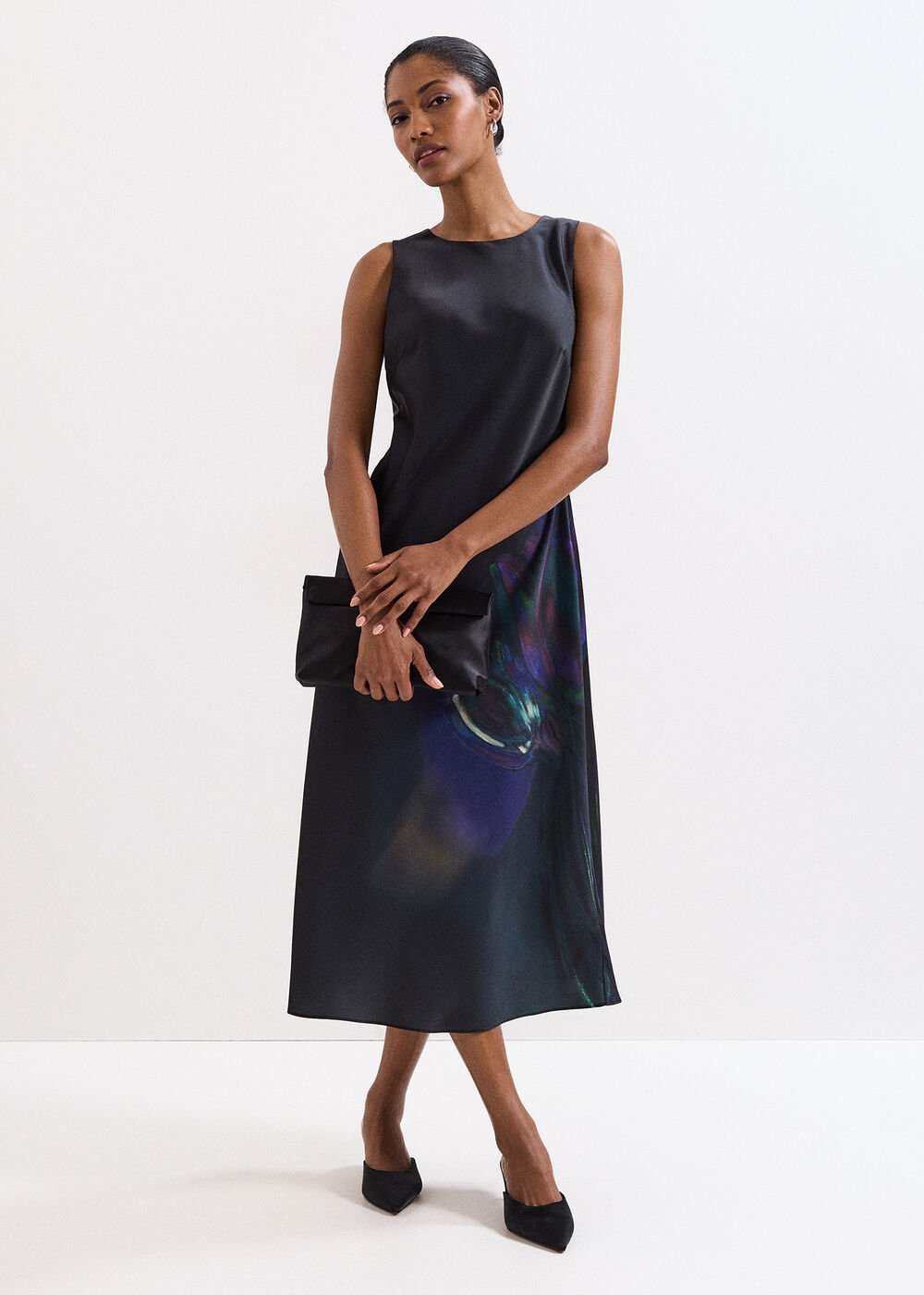 Felicity Floral Dress - Black
