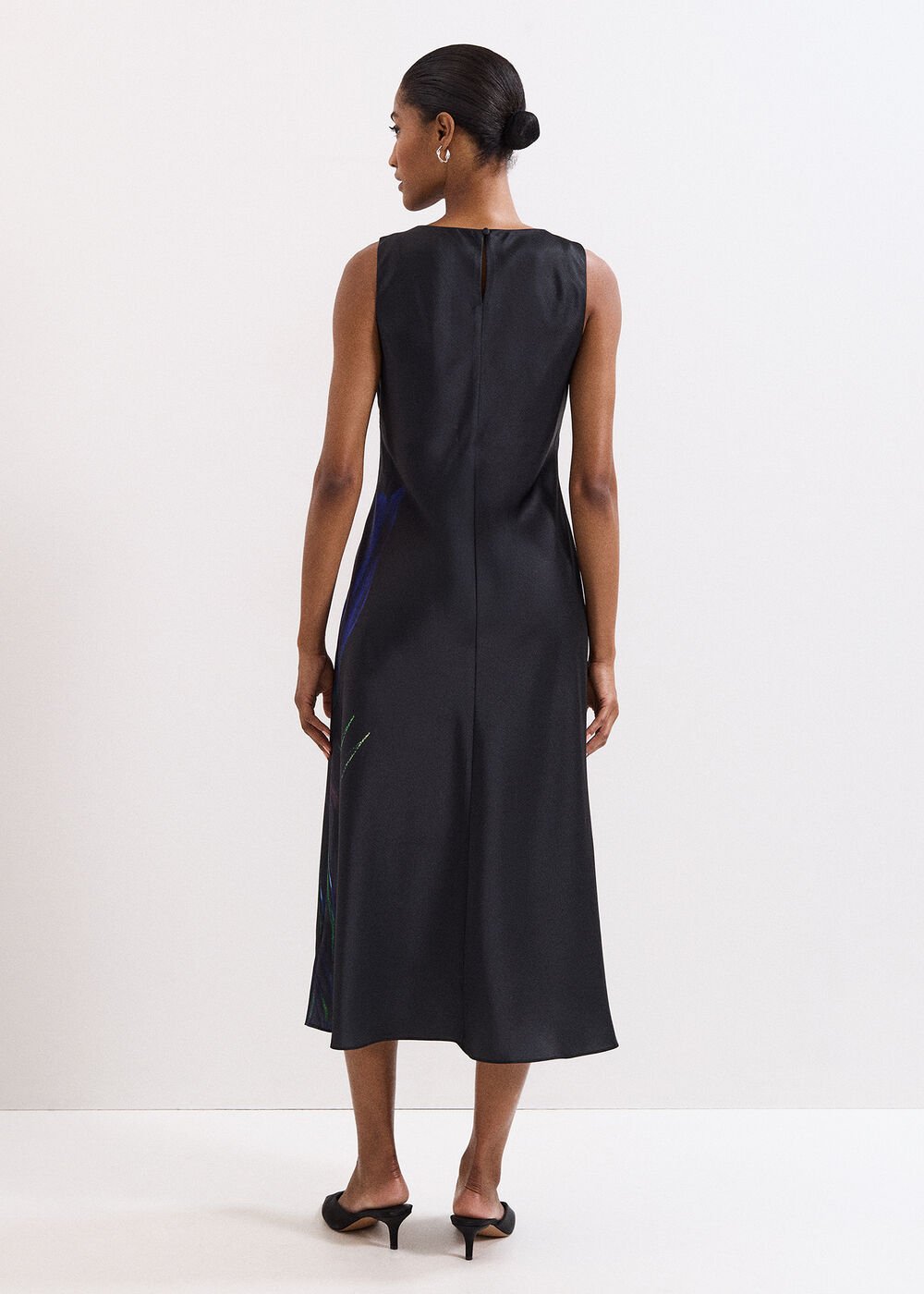 Felicity Floral Dress - Black