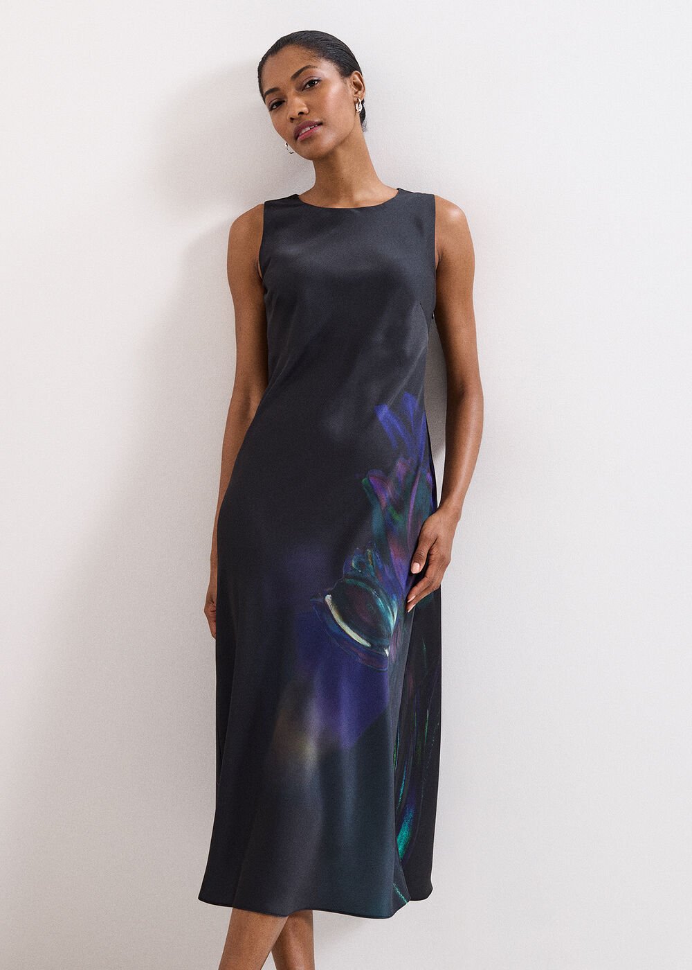 Felicity Floral Dress - Black