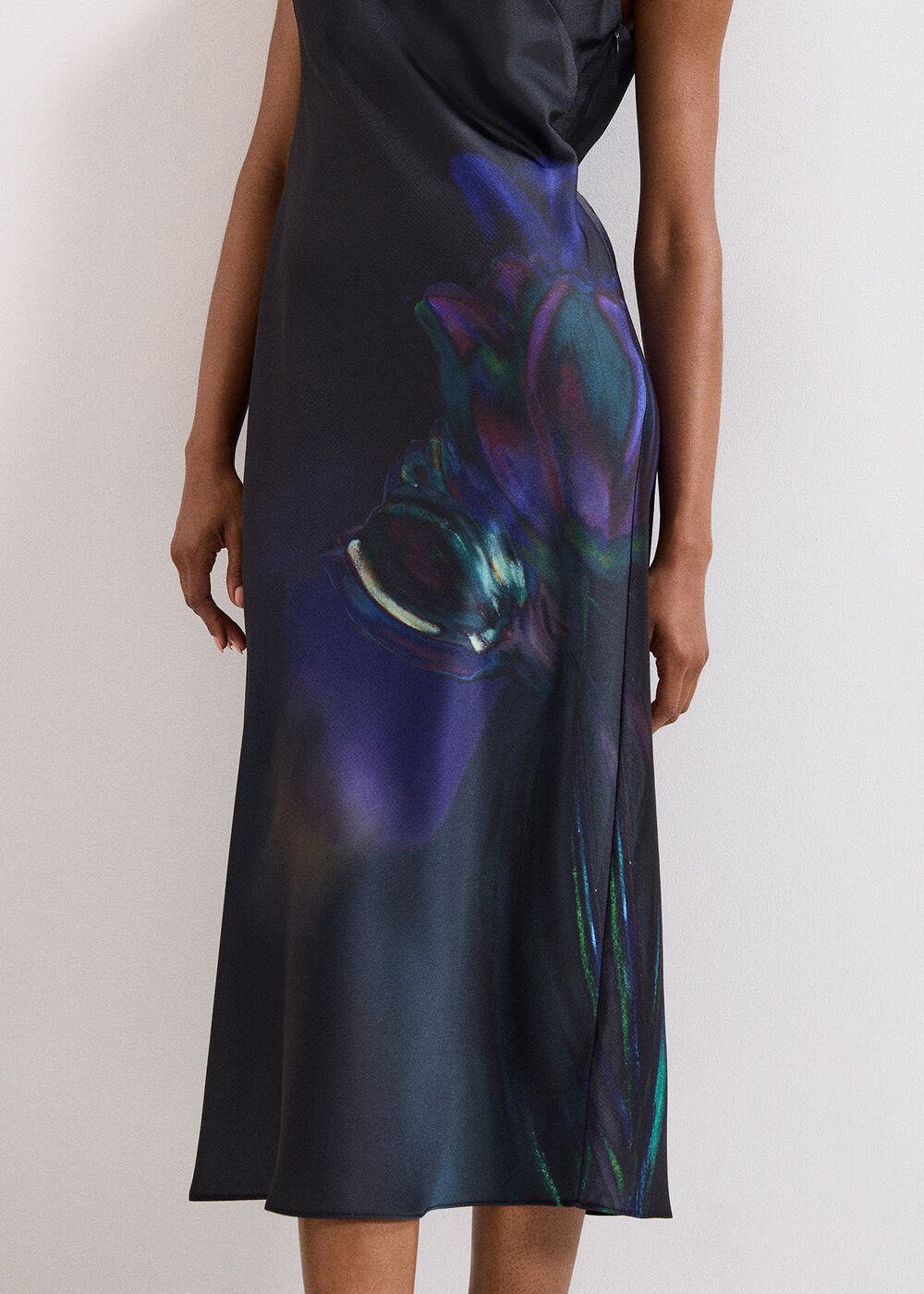 Felicity Floral Dress - Black